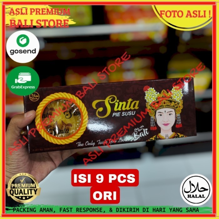 

OLEH OLEH MAKANAN CEMILAN CAMILAN SNACK KULINER KHAS ASLI ORI ORIGINAL BALI PIE SUSU ORIGINAL SINTA