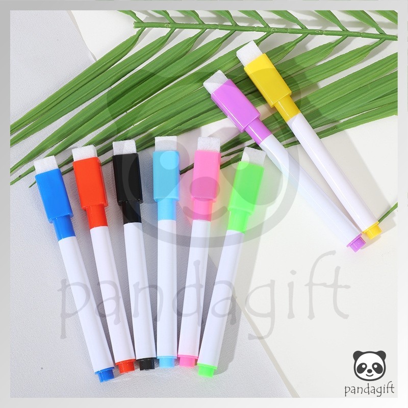 

Spidol Mini Papan Tulis White Board Dengan Penghapus / Spidol Warna Warni Wipe Clean - GG0349