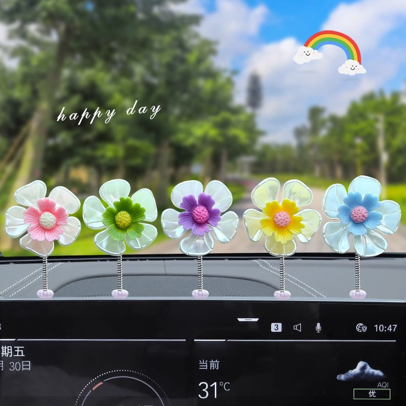 Dekorasi Bunga Baru/Dekorasi Mobil/Dekorasi Konsol Tengah Kendaraan/Dekorasi/Seri Penyembuh Lucu Dek
