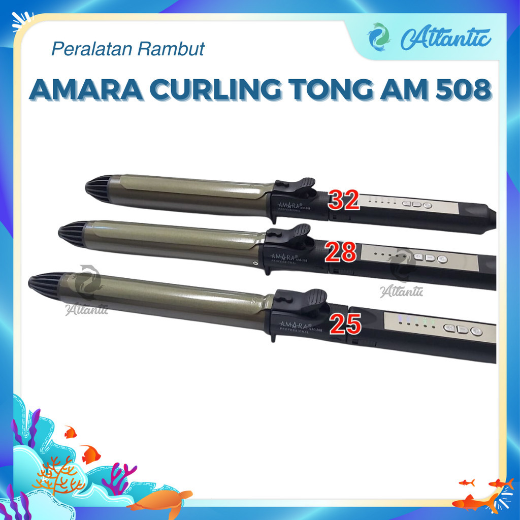 Amara Catok Curly AM 508 Catok Keriting Catok Rambut Salon Keriting Rambut Lebih Mudah