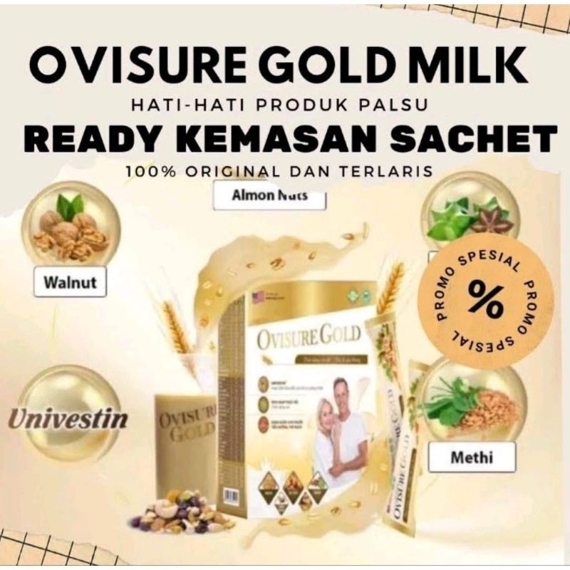 

Ovisure Gold USA Susu Vitamin Tulang Dan Nyeri Sendi Original