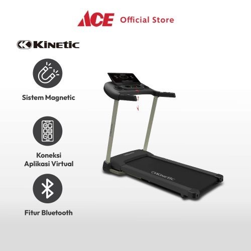 Ace Kinetic Motorized Smart Treadmill 1.25 Hp 12P Alat Fitnes Olahraga Lari Peralatan Fitness Perlen