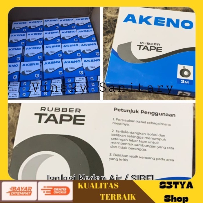 

[S3TYA_MART] KUALITAS TERBAIK isolasi lakban kabel pompa air satelit anti air/isolasi anti air AKENO "BAYAR DI TEMPAT