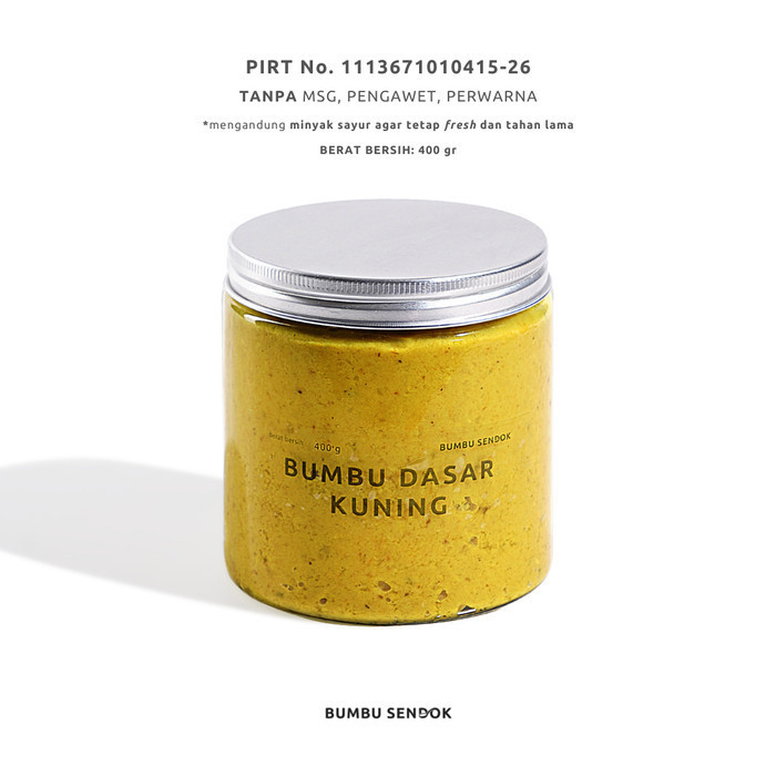 

[Bumbu Instan] BUMBU SENDOK Bumbu Dasar Kuning 400g