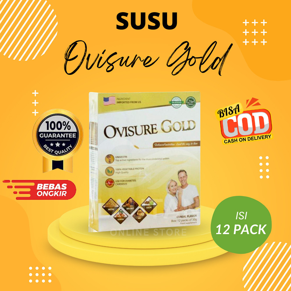 

Lautan Online OVISURE GOLD Cereal milk susu untuk tulang dan sendi original usa COD - Susu Kesehatan