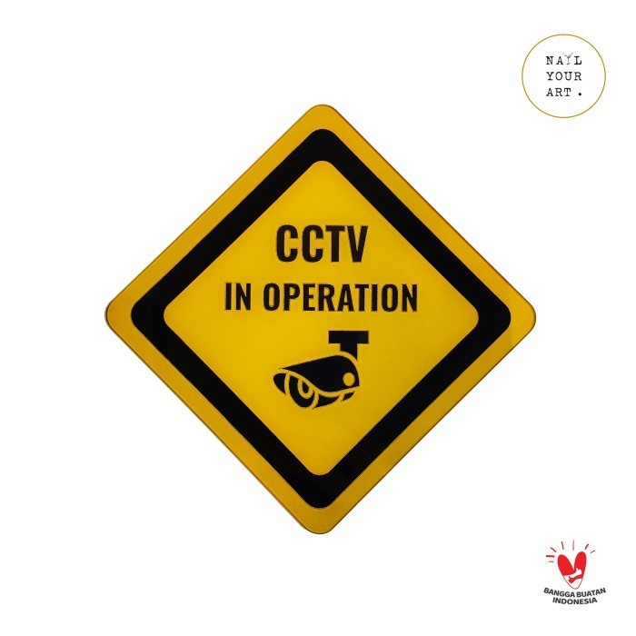 

Promo Terbatas- SIGN AKRILIK - CCTV IN OPERATION - Sign Peringatan CCTV