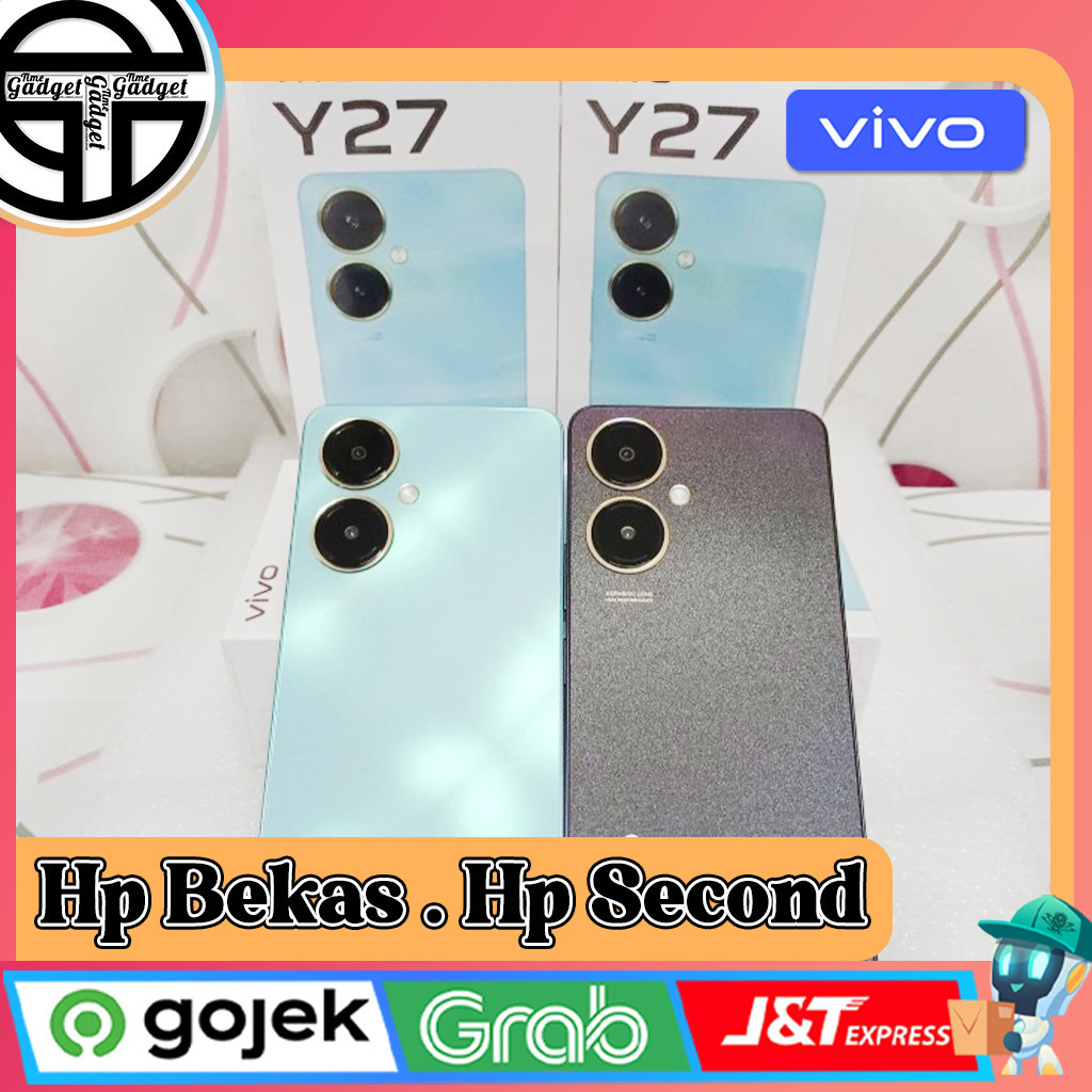 Vivo Y27 4G | 5G Ram 6 Rom 128GB Second Original Resmi Indonesia