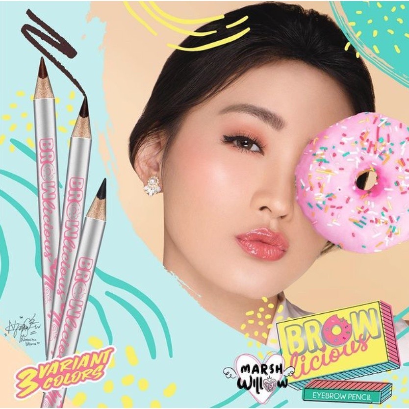 -  Marshwillow Browlicious Eyebrow Pencil Pensil Alis