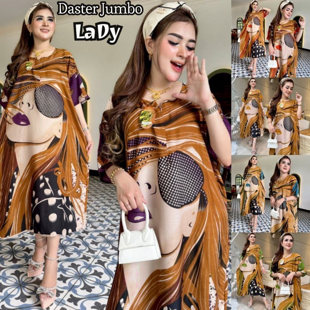 Daster Kimberli Sofia Dress Kekinian LD 120 Bahan Rayon Adem Resleting Depan aktif Busui Friendly Te