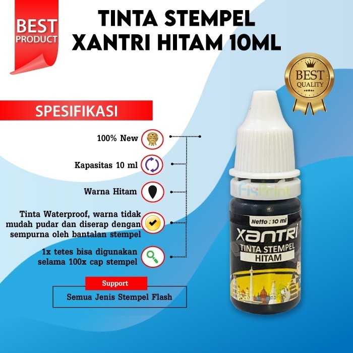 

Refill Stamp Ink 10ml Tinta Flash Stempel Stampel 10 ml