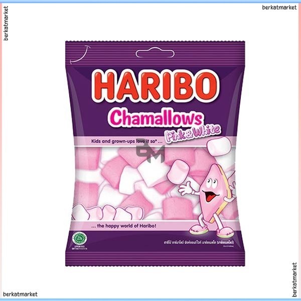 

HARIBO CHAMALLOWS PINKWHITE 150 GR PERMEN