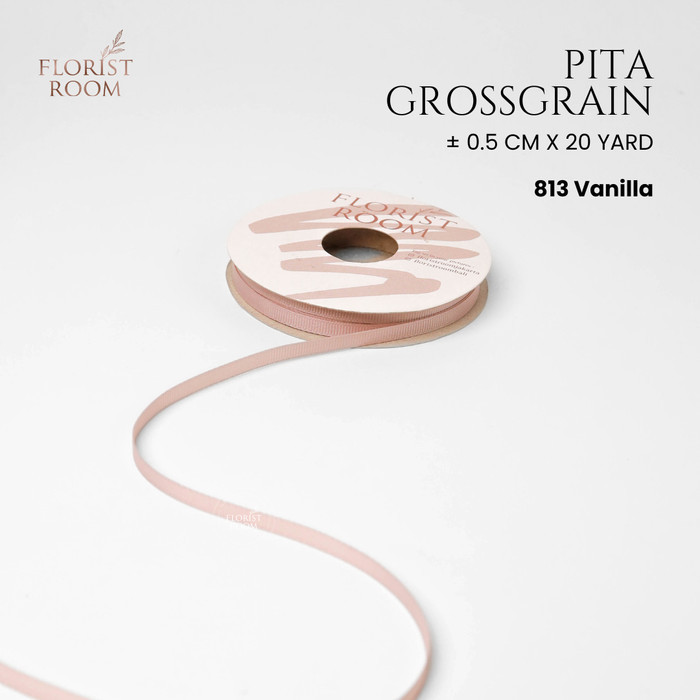 

Pita Grossgrain ±0.5cm x 20yard - Ribbon - 569 Deep Sage