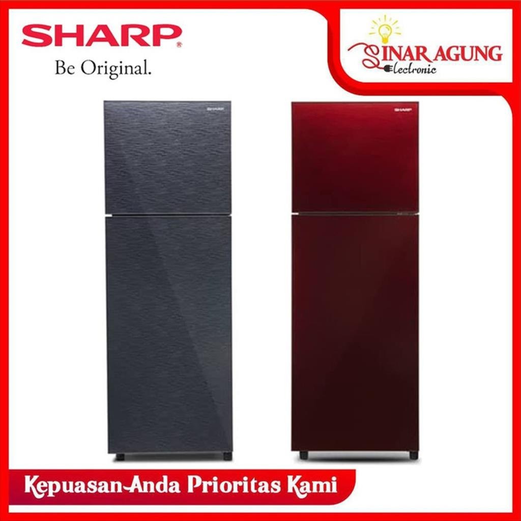 SHARP SJ326XG / SJ-326XG KULKAS 2 PINTU - GARANSI RESMI