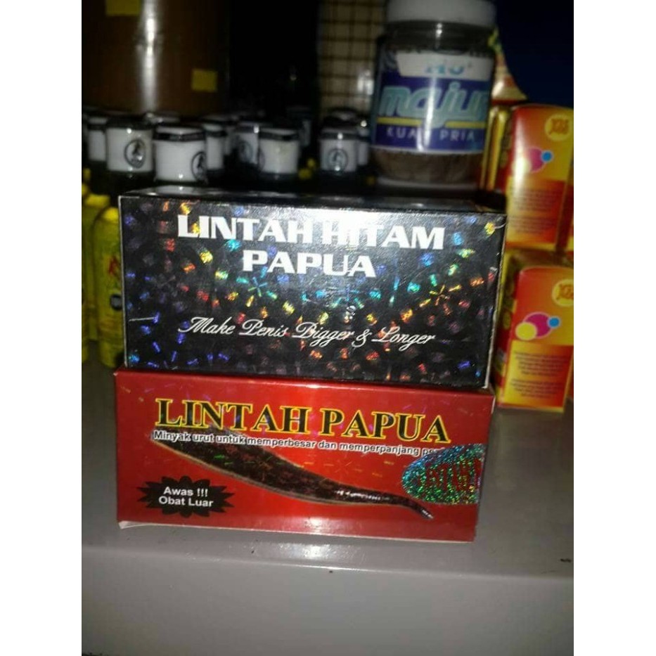 MINYAK LINTAH HITAM DAN MINYAK LINTAH MERAH PAPUA ORIGINAL 100% ASLI