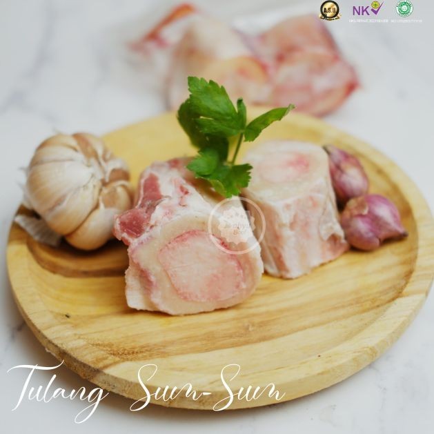 Tulang Sum-Sum / Bone Marrow Wahyu Beef Leg Bone Marrow 1kg | Tulang dengkul sumsum