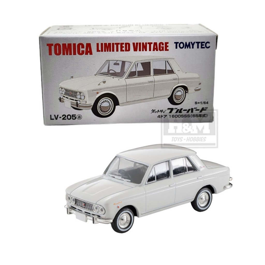 Tomica LV-205a Datsun Bluebird 4-door 1600SSS (white) 1965