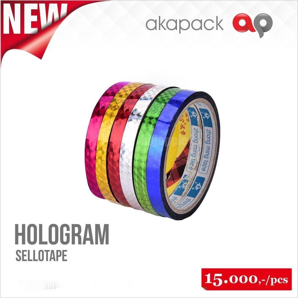 

Selotip Hologram ukuran besar lebar 1,5cm