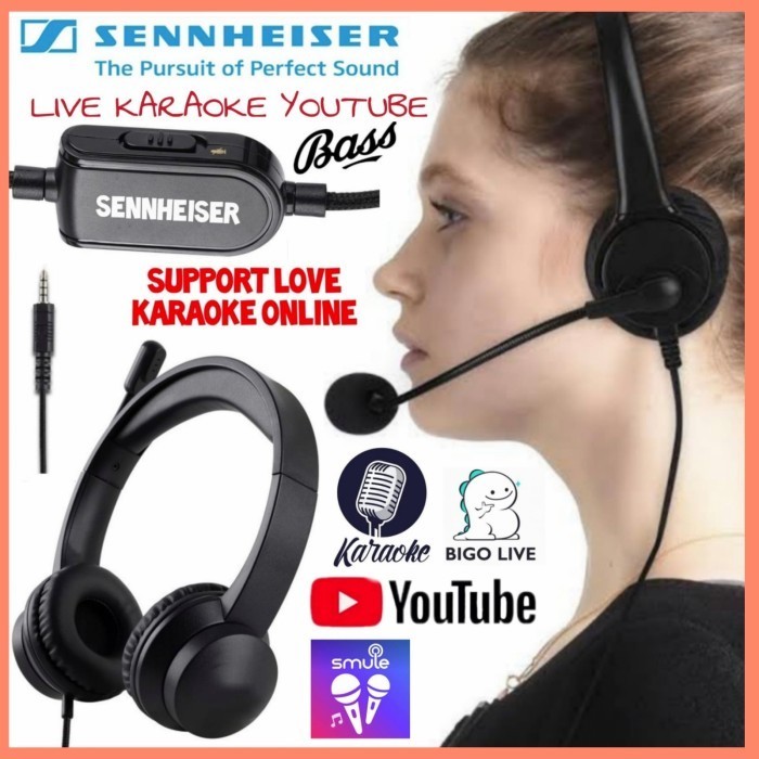 Headset Mic Earphone Sennheiser Khusus Karaoke Di Hp Smule Youtube