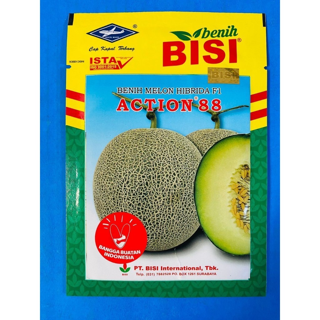 Benih Melon Hibrida F1 ACTION 88 Isi +_550biji