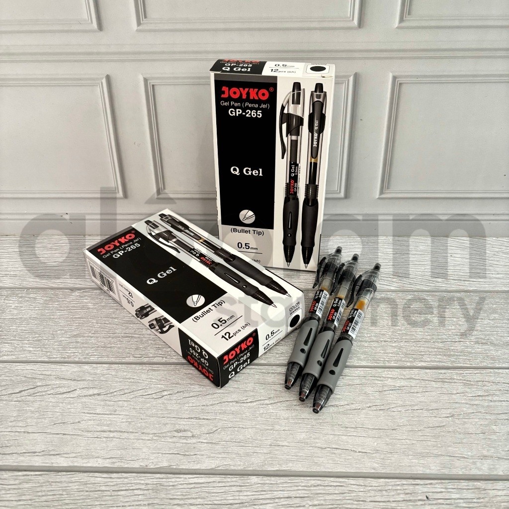 

ECER ( 1 PCS ) Pulpen Q Gel Joyko GP-265 0.5mm Gel Pen Q Gel Joyko GP - 265 0.5 mm