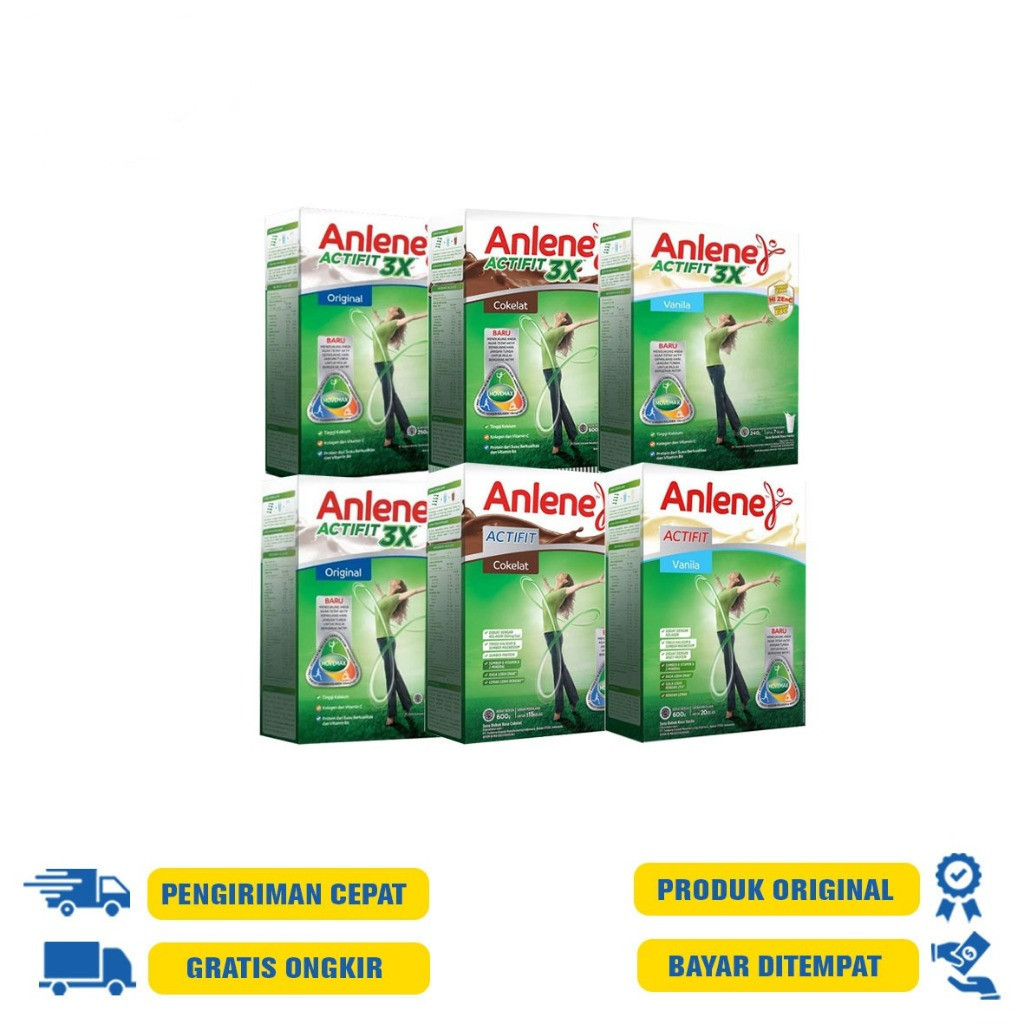 

ANLENE ACTIFIT COKLAT/PLAIN/VANILLA/240GR/590GR/ANLENE ACTIFIT