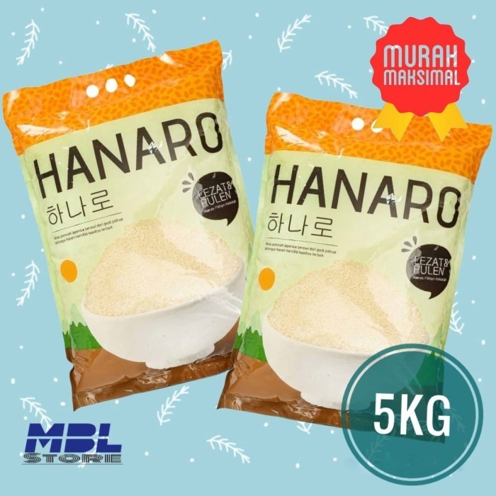 

Beras Korea Hanaro 5 kg - Hanaro Japonica Korean Rice 5 kg