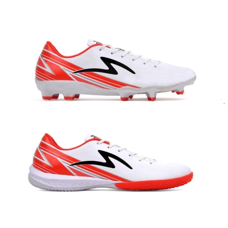 SEPATU BOLA FUTSAL SPECS LIGHTSPEED 20 FWD FG IN WHITE OXY FIRE BLACK SEPAKBOLA SEPAK BOLA NEW
