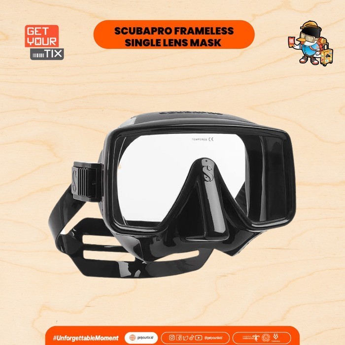 Scubapro Frameless Single Lens Mask Scuba Diving - Masker Selam