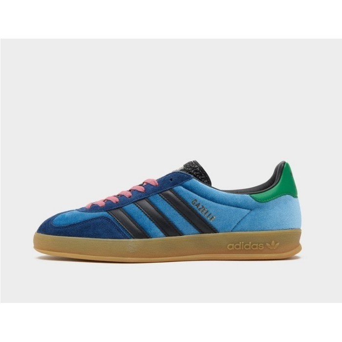 Adidas Gazelle Indoor Velour Blue Green Pink IH3309