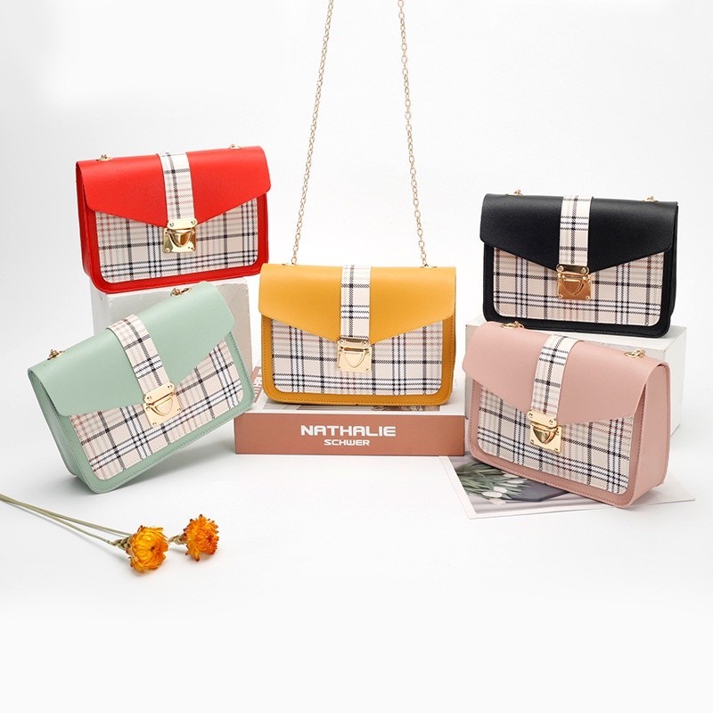 [ABC250] Tas selempang Petak wanita import berkualitas harga grosir Bisa COD