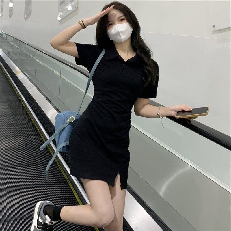 7826 gaun dress wanita party dress big size bodycon mini dress sexy elegant casual dress korean styl