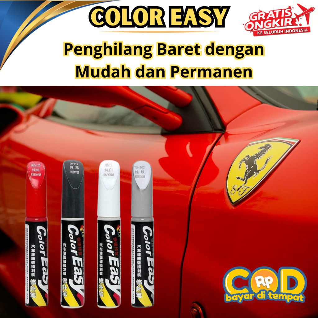 Spidol Penghilang Baret Lecet Mobil Motor Color Easy Car Touch Pen Universal Penghilang Baret Lecet 