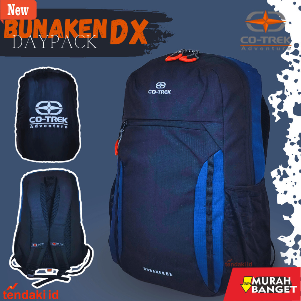 Tas Ransel Pria Kekinian Daypack Bunaken Tas Punggung Tas Laptop Tas sekolah Cotrek