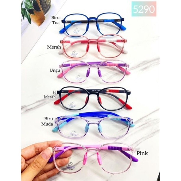 MAM Labela - KACAMATA ANAK ANTI RADIASI 5290 / KACAMATA ANAK CEWE COWO / KACAMATA ANAK MINUS /