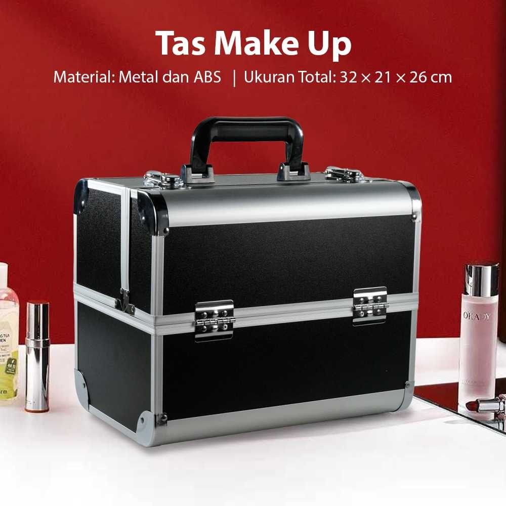 [BISA COD] Tas Koper Kosmetik Make Up Beauty Salon Storage Box 32cm - VOJUD 740