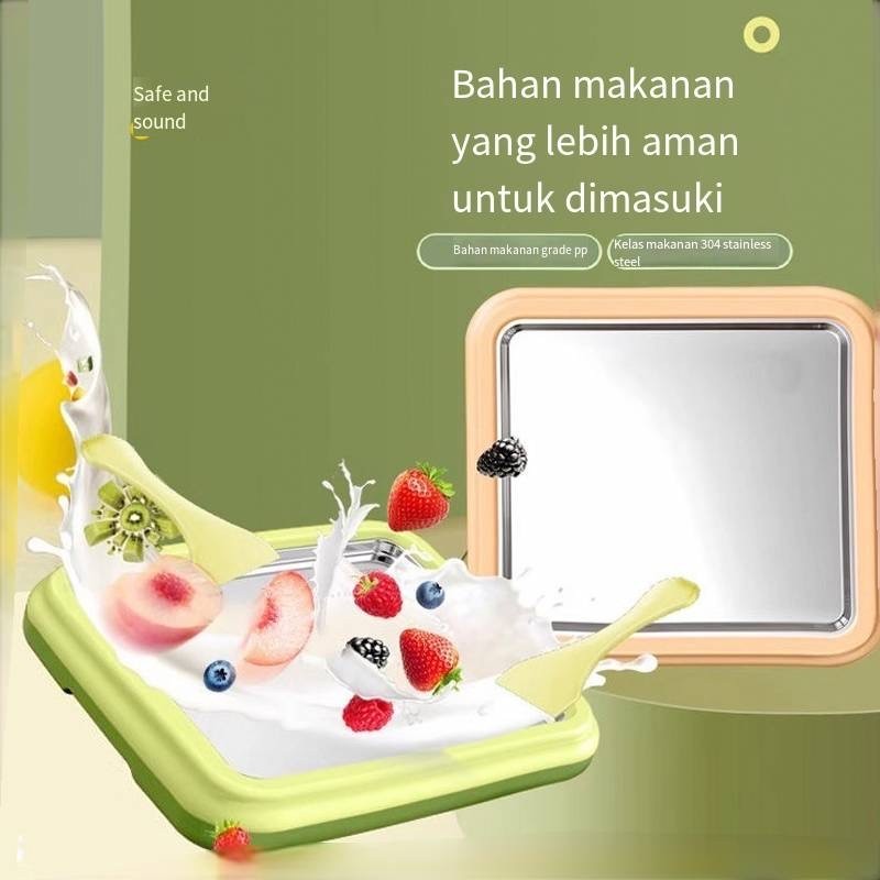 Mesin Yogurt Baru/Mesin Es Goreng/304 Baja Tahan Karat Steker Yogurt Goreng Rumah Tangga-Gratis Mesi