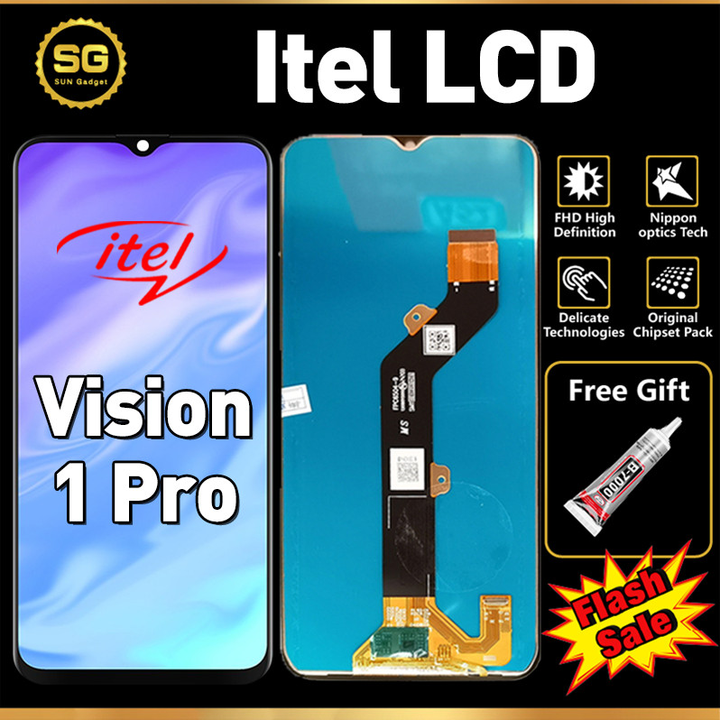 LCD Itel vision 1 pro Original Touchscreen hp Itel vision 1 pro fullset ori asli cod