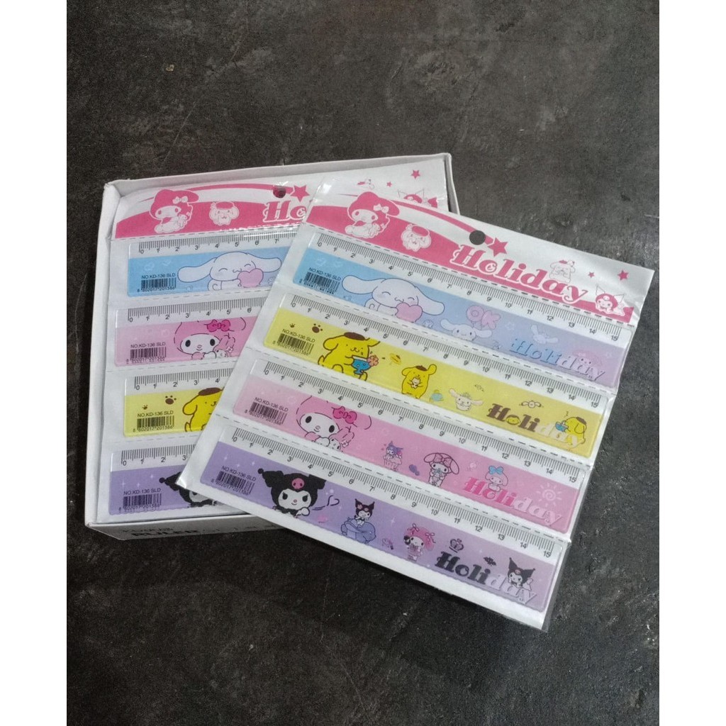 

* DUNIA PESTA * 1 PCS PENGGARIS 15 CM SANRIO / PENGGARIS ANAK / PENGGARIS LUCU