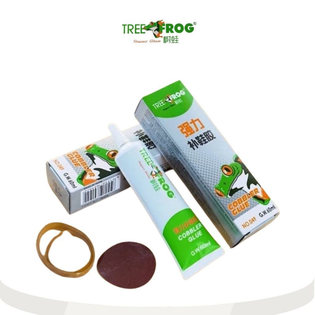 Tree Frog Lem Sepatu Super Kuat 60 ML / Lem Perbaikan Sepatu dan Tas / Lem Untuk Sepatu / Lem Super 