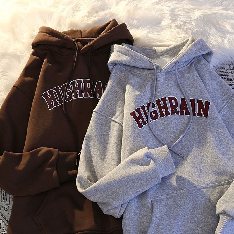 new✨ -Hoodie Big Size Korean Harajuku Style ( S - 6XL ) Jaket Pria Wanita Oversize HIGHRAIN RAIN GOO