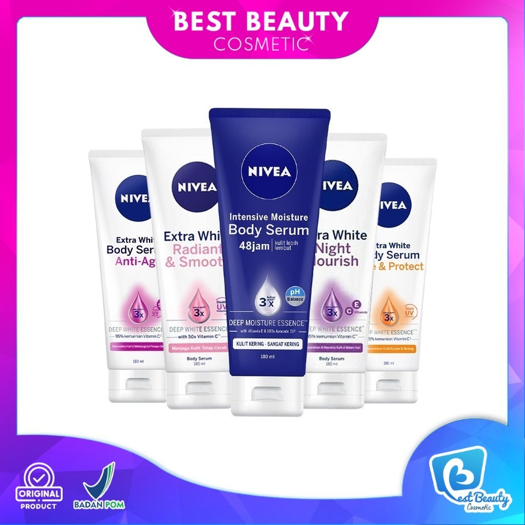 ★ BB ★ NIVEA Body Serum Extra White 180ML