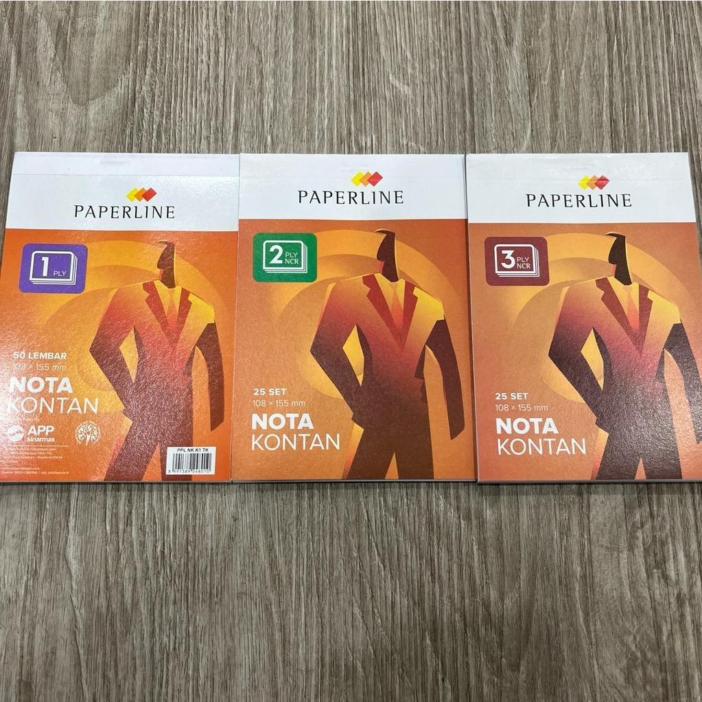 

Nota Kontan Kecil NCR 1 Ply, 2 Ply, 3 Ply Paperline - ABO