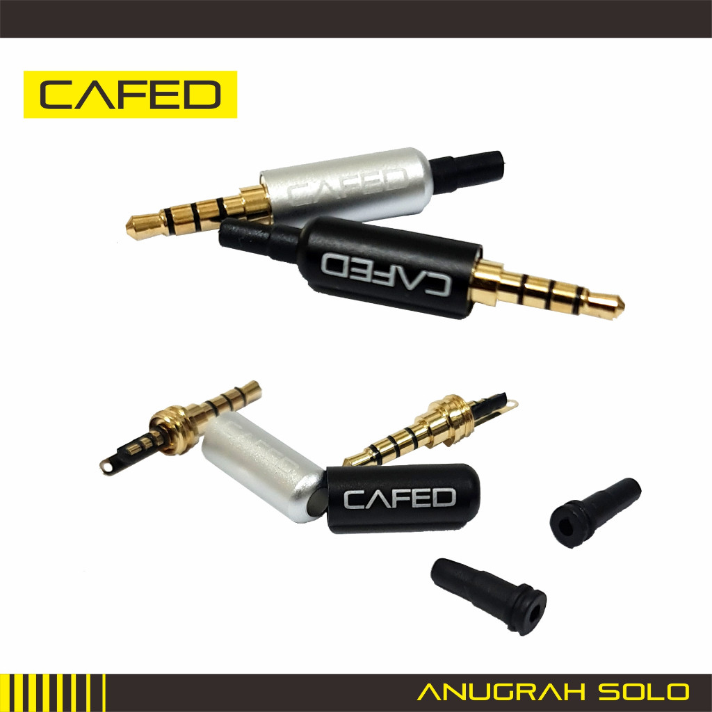 Jack Audio 3.5mm 4 Pole Gold Plate Body Aluminium