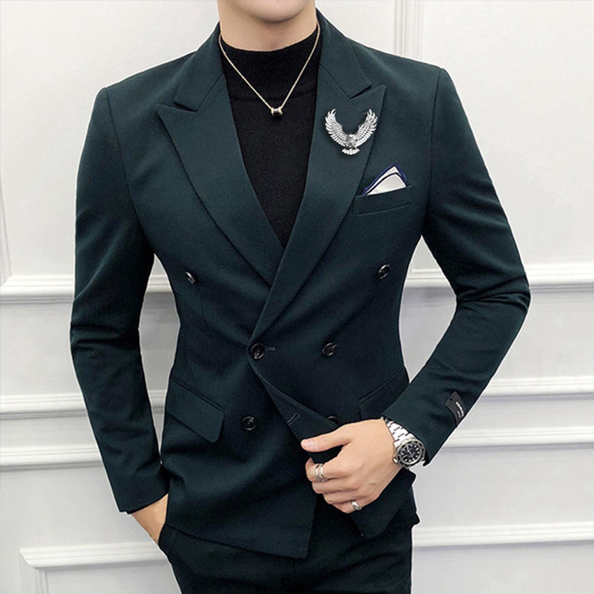 Bros Pin Jas Burung Garuda Eagle Brooch Untuk Pria