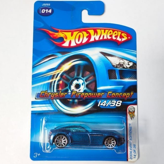 Hotwheels Chrysler Firepower Concept biru 2006 First Editions