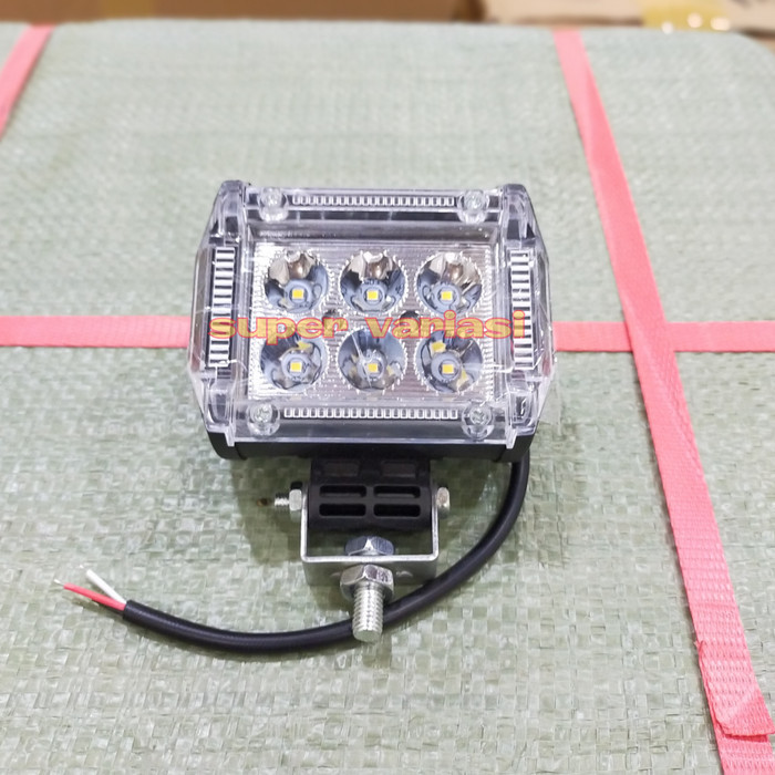 LAMPU SOROT TEMBAK CWL 6 MATA STROBO LAMPU CWL 6 TITIK STROBO -RCHD89