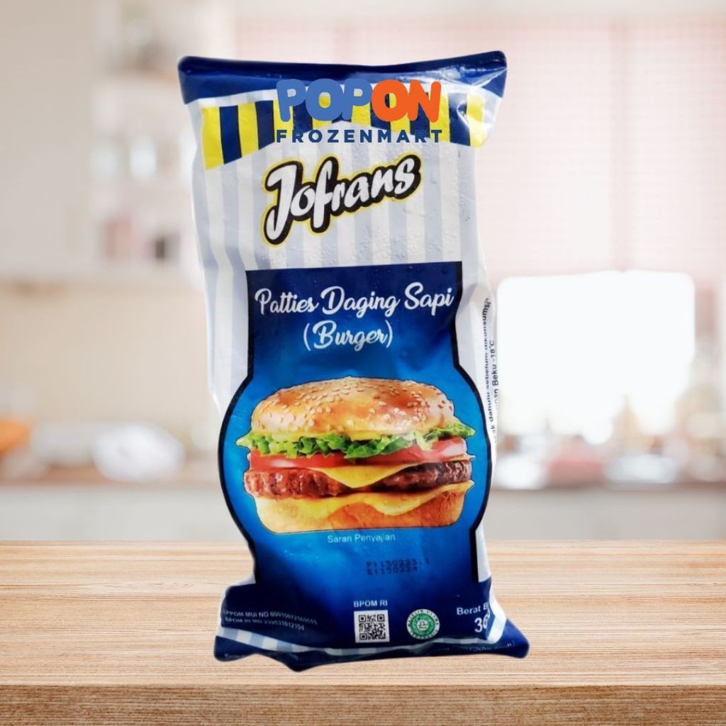 

Daging Burger Jofrans Patties Daging Sapi Burger 360 Gr Isi 6 Pcs