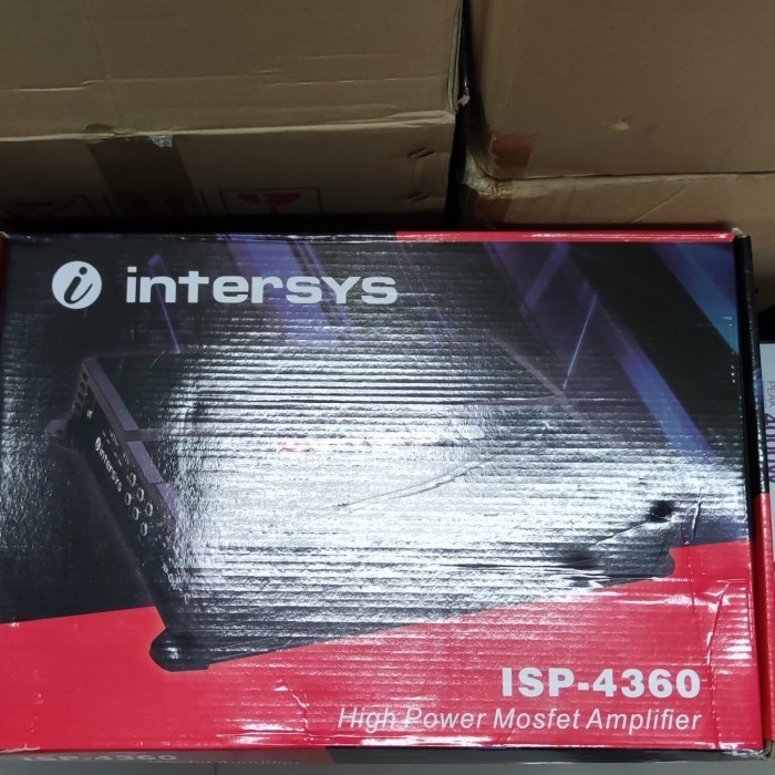 POWER AMPLI 4 CHANNEL INTERSYS 4CH ISP-4360 / POWER INTERSYS ISP 4360 / POWER AMPLIFIER 4 CHANNEL IN