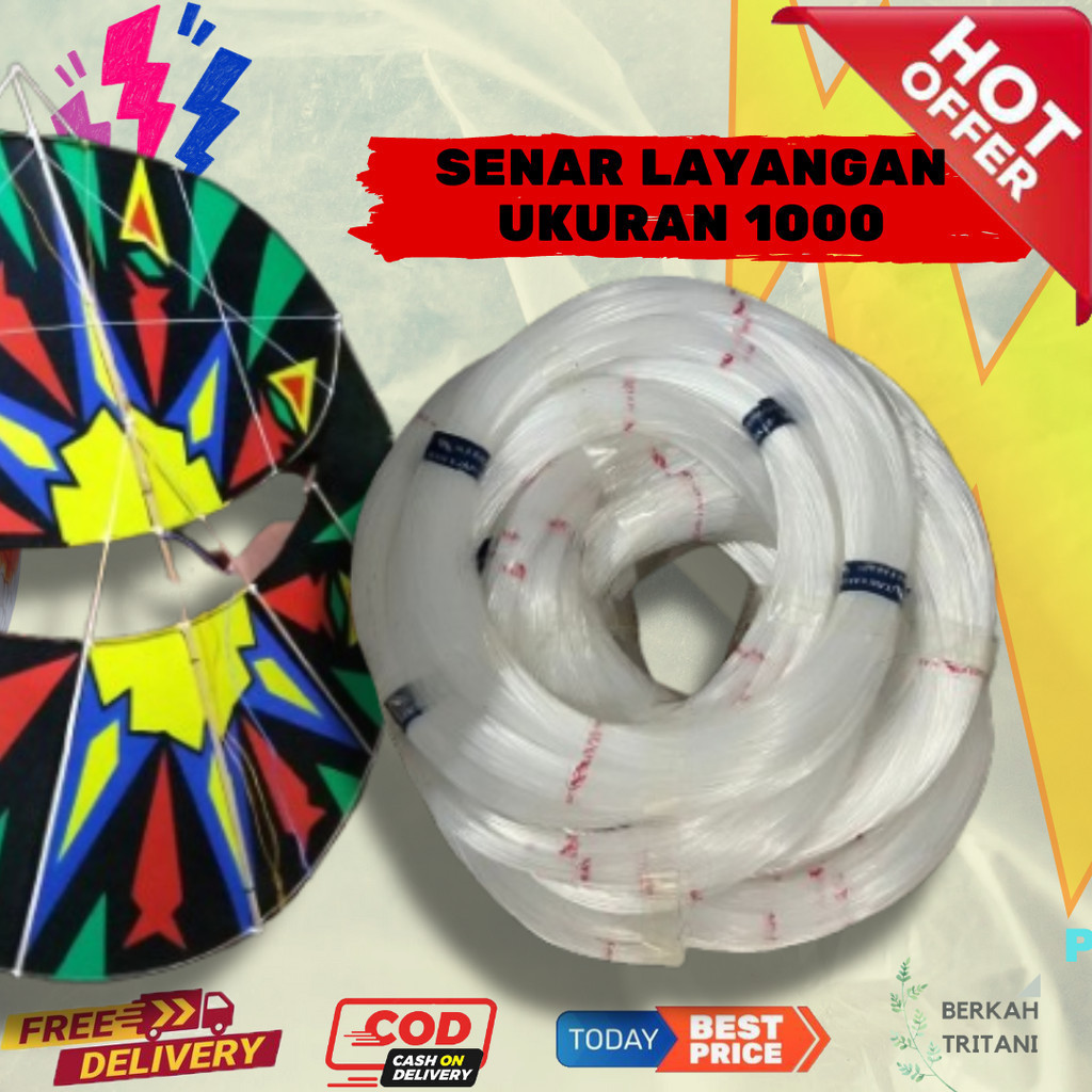 SENAR LAYANGAN CAP IKAN KAKAP UKURAN 1000