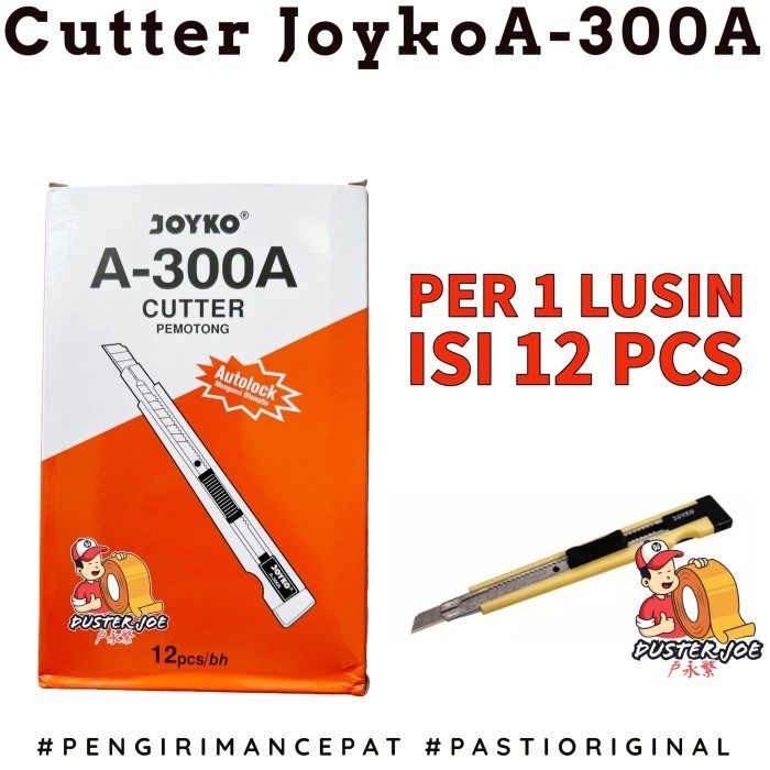 

Cutter Kecil Joyko A300A PER 1 PACK (ISI 12 PCS)